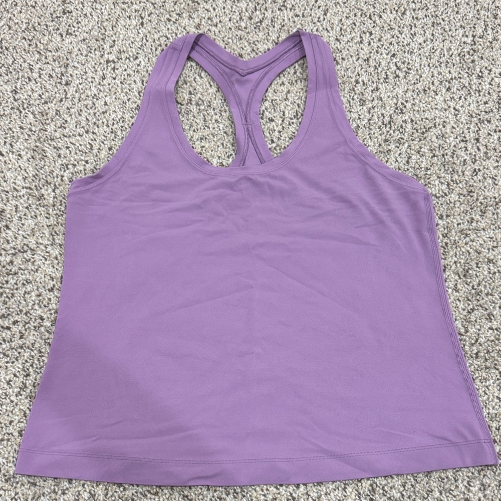 Lululemon Lilac Racerback Workout Tank Top